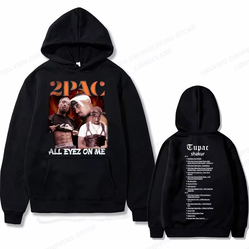 Hip Hop Rap Hoodie Men'S Fashion Hoodie Four Seasons Street Hoodie Women'S Jacket Men'S Street Costume Casual Punk Men'S Hoodie