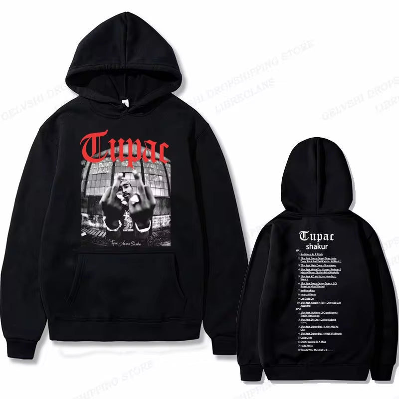 Hip Hop Rap Hoodie Men'S Fashion Hoodie Four Seasons Street Hoodie Women'S Jacket Men'S Street Costume Casual Punk Men'S Hoodie