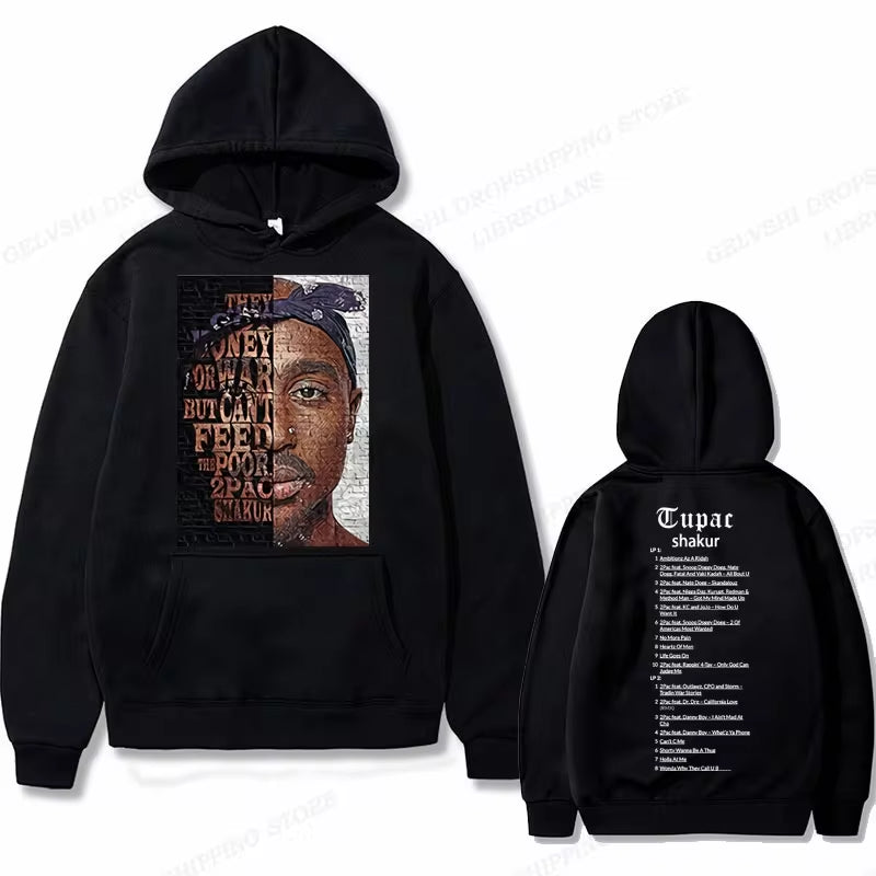 Hip Hop Rap Hoodie Men'S Fashion Hoodie Four Seasons Street Hoodie Women'S Jacket Men'S Street Costume Casual Punk Men'S Hoodie